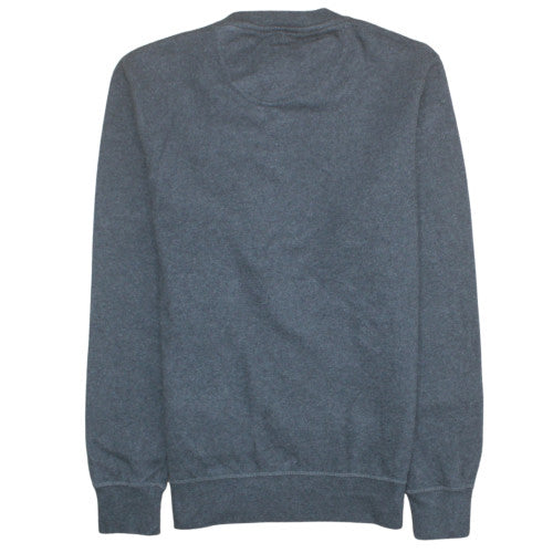 Barbour Men's Grey Cotton Crew Neck Pullover Sweatshirt Size S