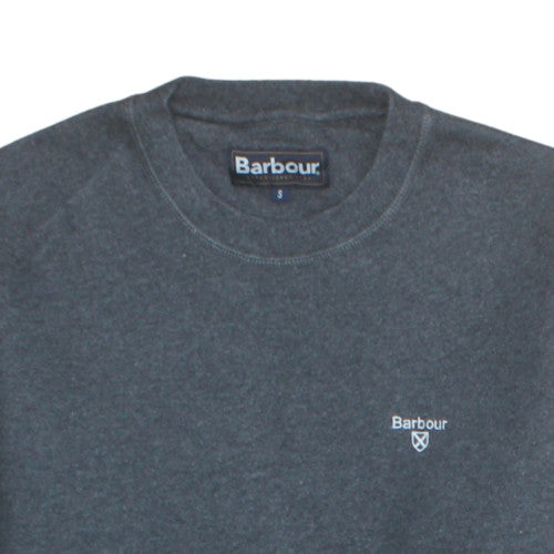 Barbour Men's Grey Cotton Crew Neck Pullover Sweatshirt Size S