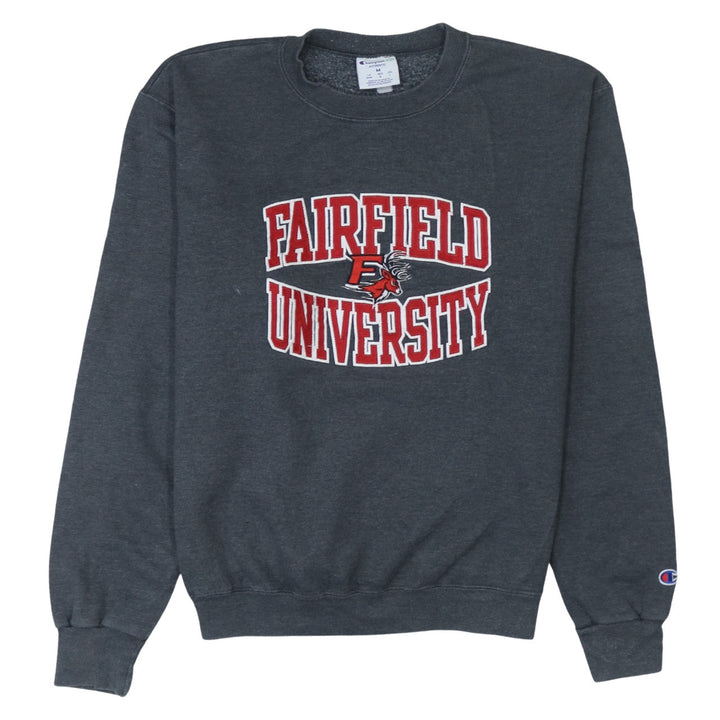 Champion Fairfield University Grey Sweatshirt Womens M Pullover Crew Neck