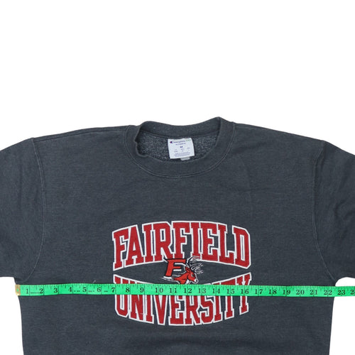 Champion Fairfield University Grey Sweatshirt Womens M Pullover Crew Neck