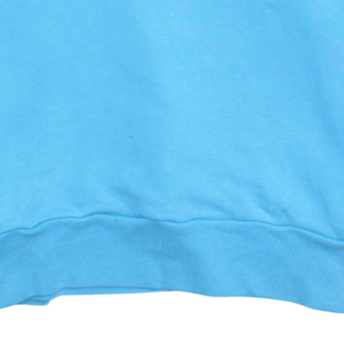 Nike Womens Blue Pullover Hoodie XL Cotton Blend Logo Sweatshirt