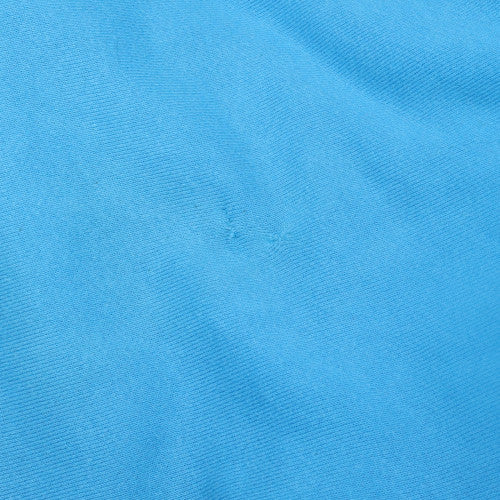 Nike Womens Blue Pullover Hoodie XL Cotton Blend Logo Sweatshirt