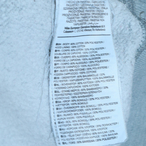 Nike Men's Grey Pullover Hoodie Small Fleece Sports Sweatshirt