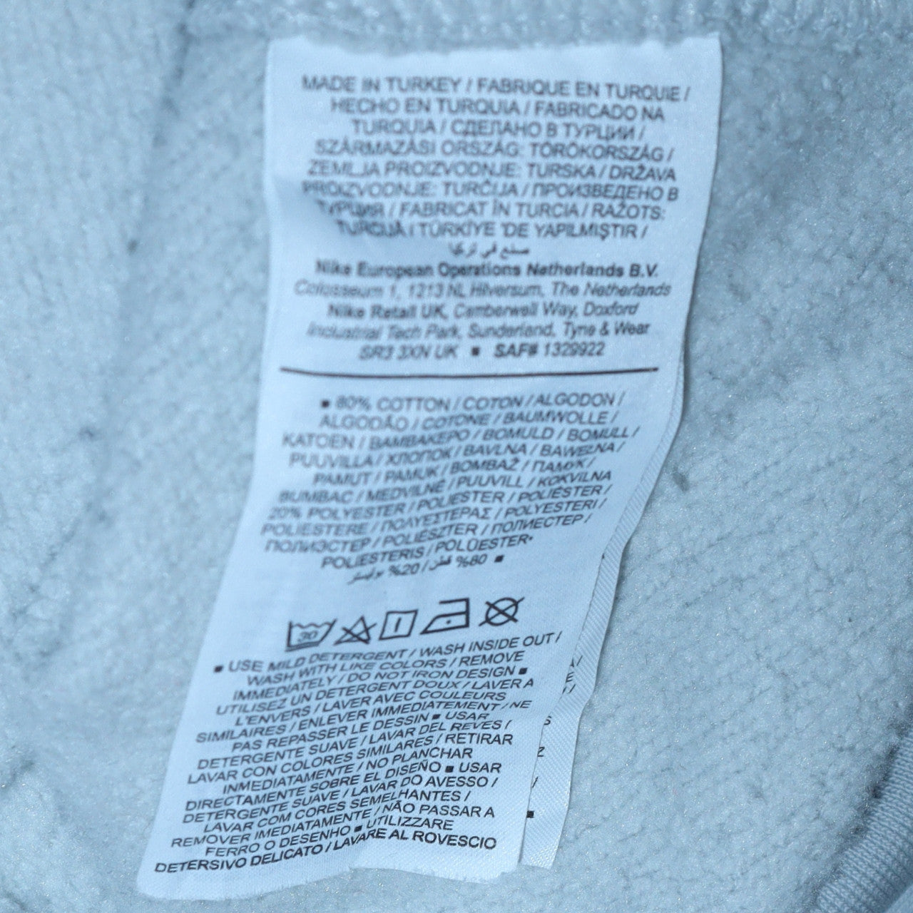 Nike Women's Grey Crew Neck Pullover Sweatshirt Small
