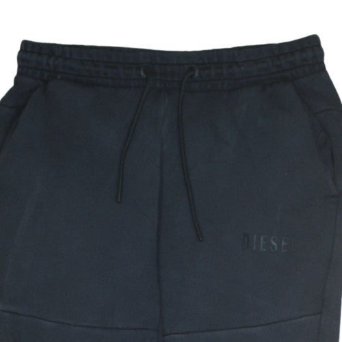 Diesel Men's Black Jogger Sweatpants S Regular Fit Cotton Blend