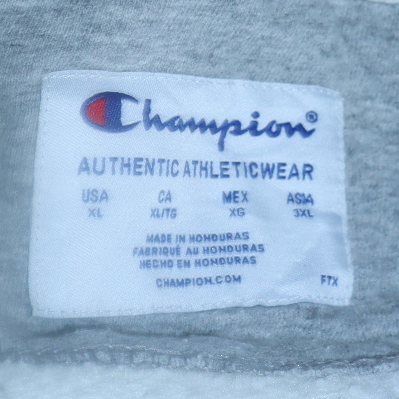 Champion Men's White XL Pullover Hoodie with Logo Print