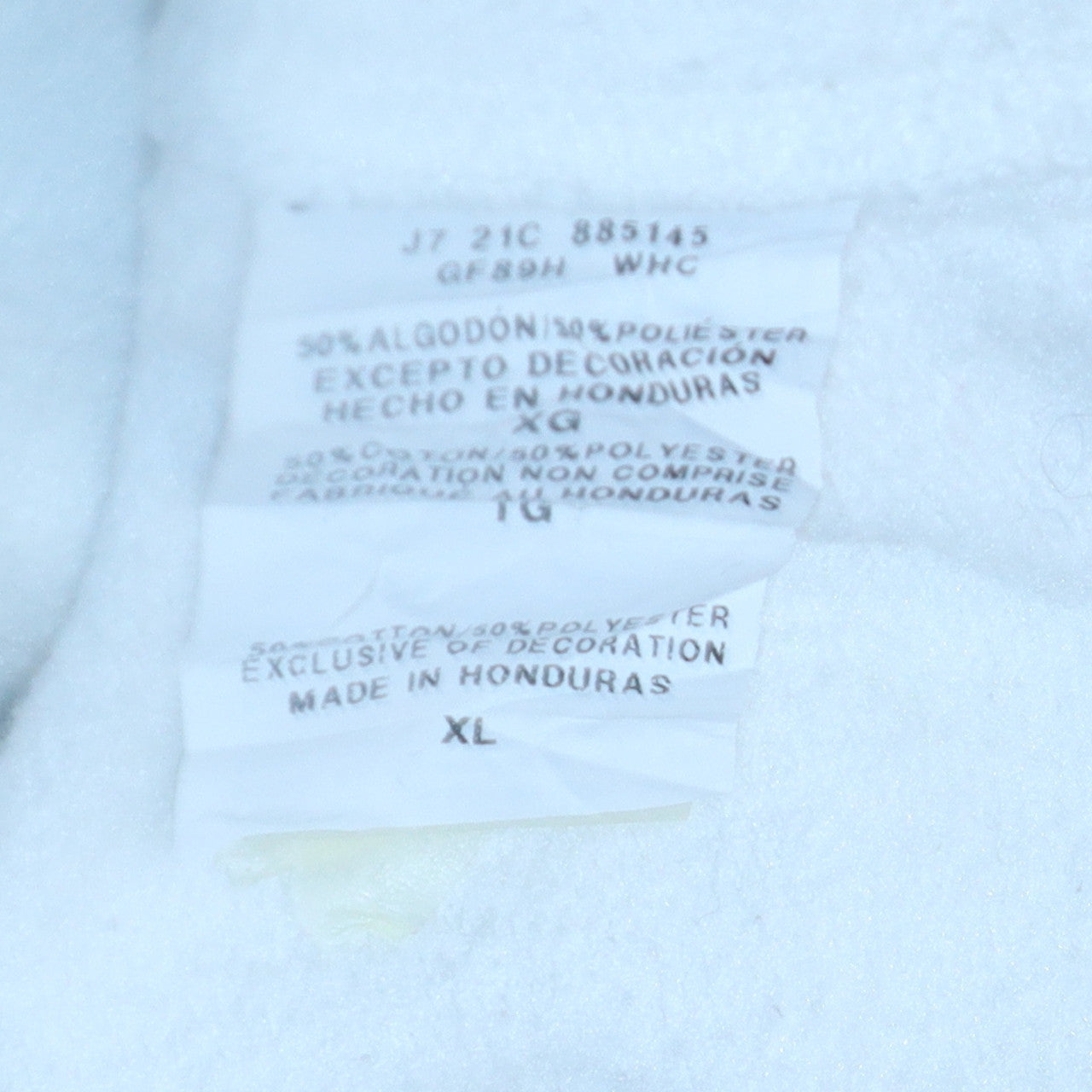 Champion Men's White XL Pullover Hoodie with Logo Print