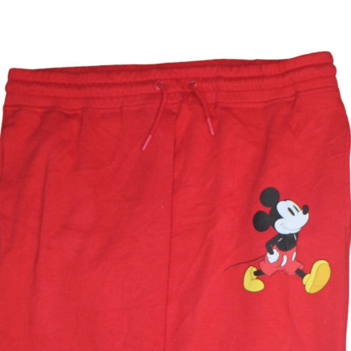 Disney Women's Red Mickey Mouse Jogger Trousers Size L
