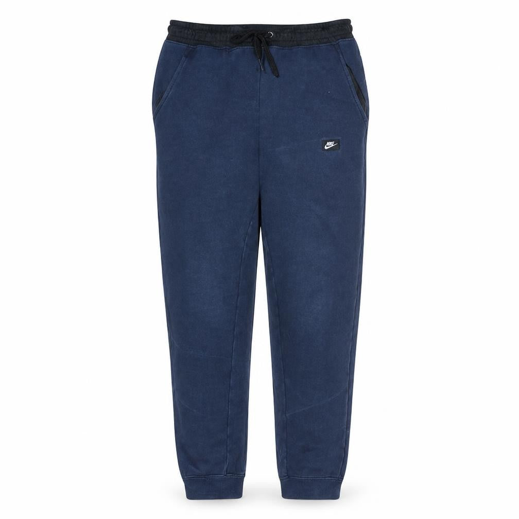 Nike Men's Blue Jogger Sweatpants M Regular Fit Fleece Trousers