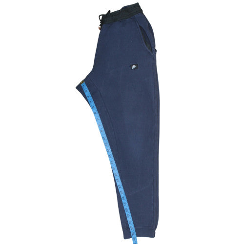Nike Men's Blue Jogger Sweatpants M Regular Fit Fleece Trousers
