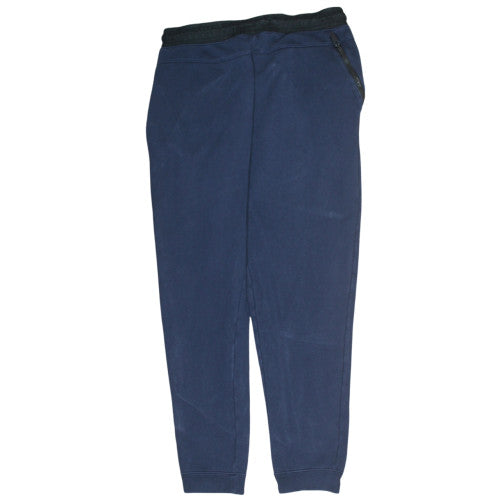 Nike Men's Blue Jogger Sweatpants M Regular Fit Fleece Trousers
