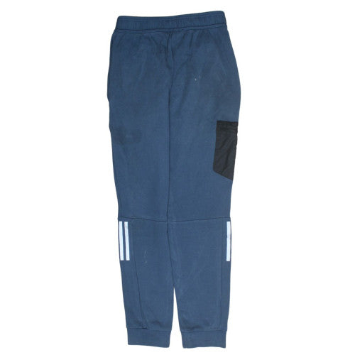 Adidas Men's Blue Jogger Trousers Regular Fit Size S