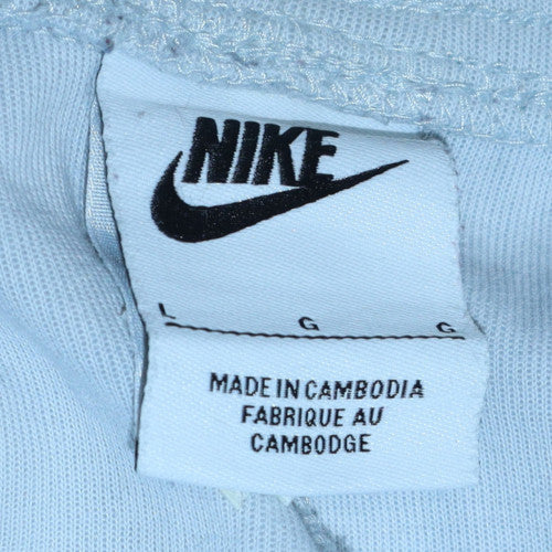 Nike Womens Grey Fleece Jogger Trousers L Regular Fit