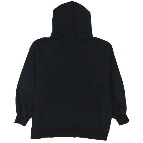 Puma Women Black M Pullover Hoodie Sweatshirt Hooded Cotton Blend