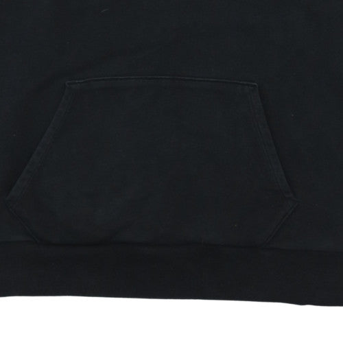 Puma Women Black M Pullover Hoodie Sweatshirt Hooded Cotton Blend
