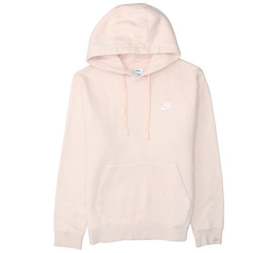 Nike Women Pink Pullover Hoodie Small Hooded Cotton Blend Sweatshirt