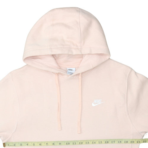 Nike Women Pink Pullover Hoodie Small Hooded Cotton Blend Sweatshirt
