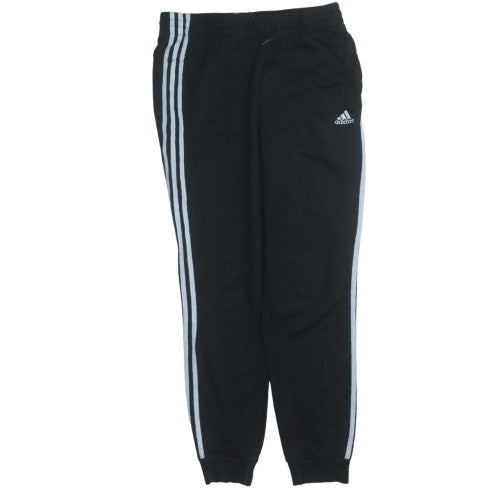 Adidas Men's Black Jogger Trousers Size M Elastic Waist Sports