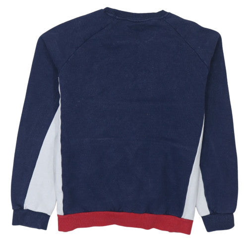 Fila Women’s Navy Red Colourblock Pullover Sweatshirt M