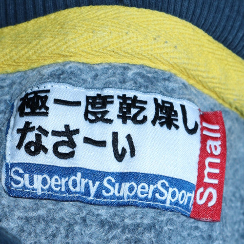 Superdry Womens Blue Pullover Hoodie Small Osaka City Graphic