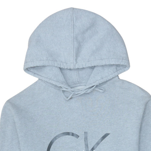 Calvin Klein Jeans Men's Blue Pullover Hoodie Size S Logo Graphic
