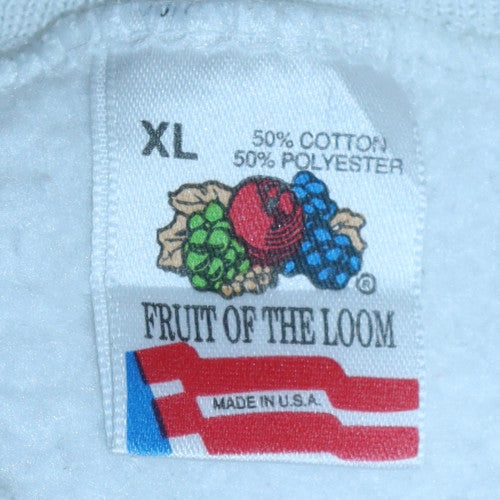 Fruit of the Loom Women White German Shepherd Graphic Pullover Sweatshirt XL
