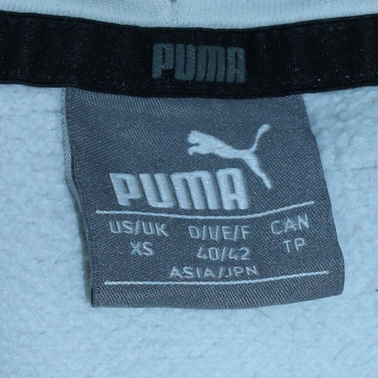 Puma Womens White XS Pullover Hoodie Classic Logo Fleece Sweatshirt