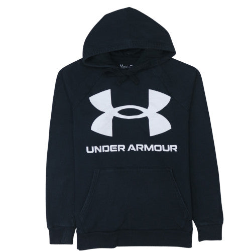 Under Armour Men's Black Small Pullover Hoodie with Logo ColdGear