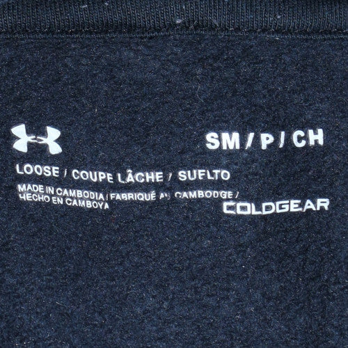 Under Armour Men's Black Small Pullover Hoodie with Logo ColdGear