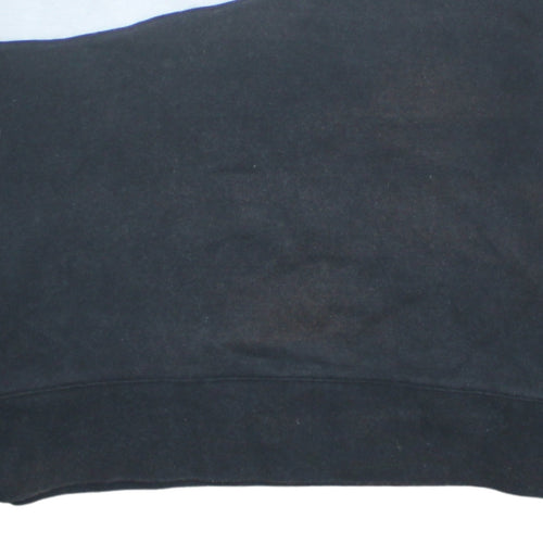 Nike Women Black Large Pullover Sweatshirt Crew Neck Cotton Blend