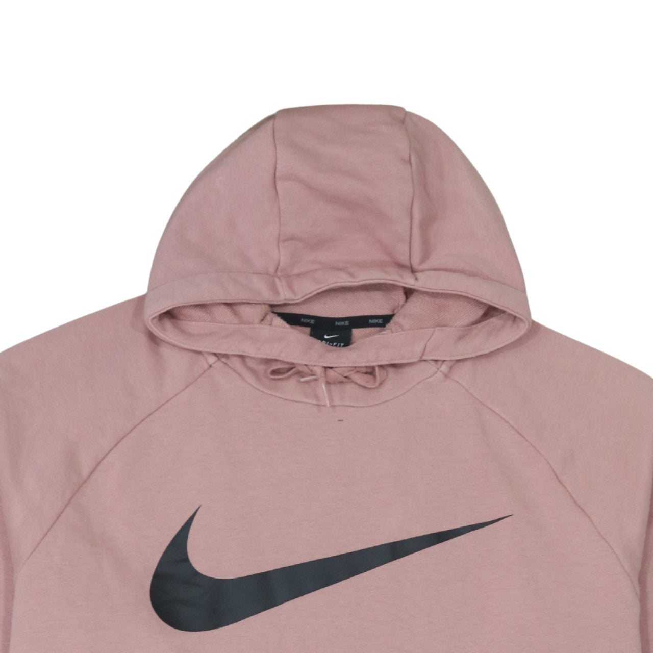 Nike Womens Pink Dri-Fit Pullover Hoodie XL Relaxed Fit Sweatshirt
