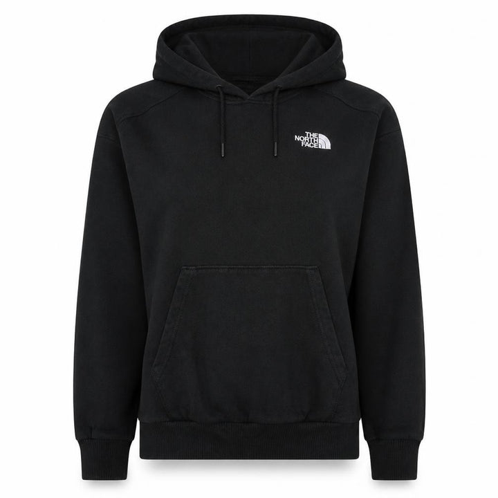 The North Face Womens Black Pullover Hoodie S Graphic Back Print