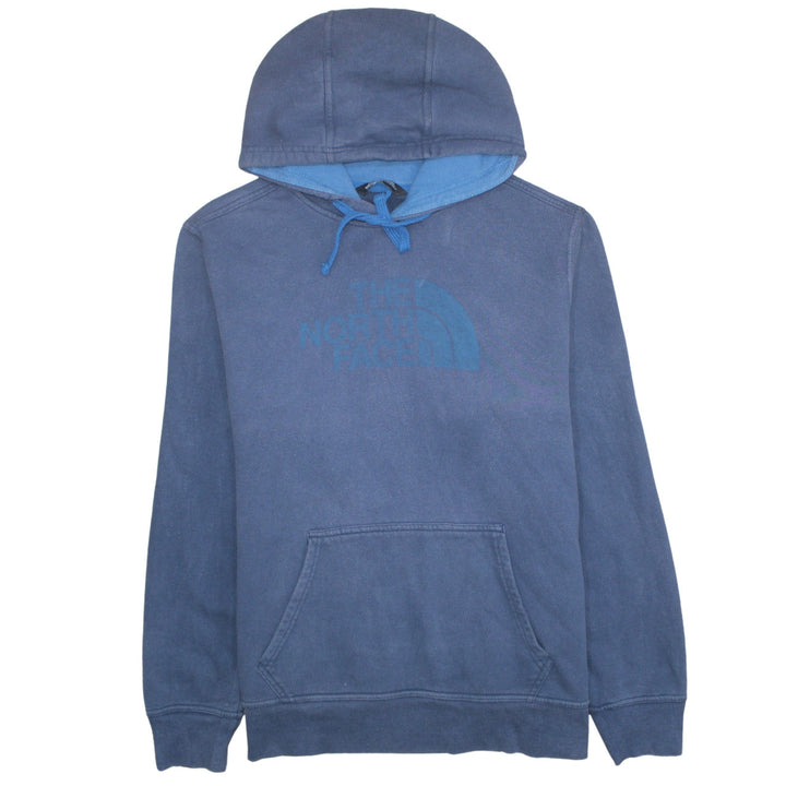 The North Face Men's Blue Pullover Hoodie L Regular Fit Fleece