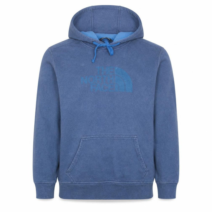 The North Face Men's Blue Pullover Hoodie L Regular Fit Fleece