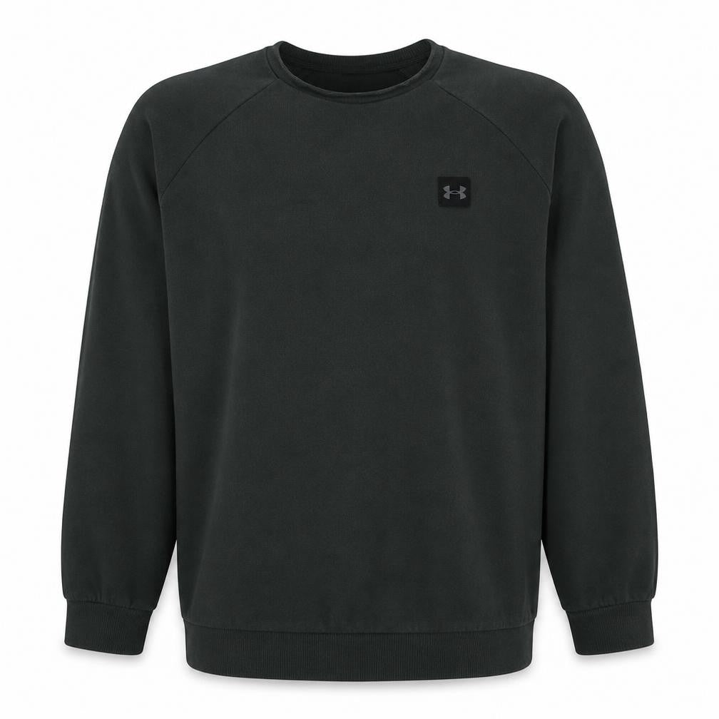 Front view of Under Armour Men’s Green Crew Neck Pullover Sweatshirt L Regular