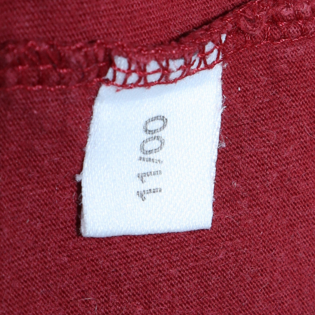 Adidas Men's Red Crew Neck Short Sleeve Cotton T-Shirt Size L
