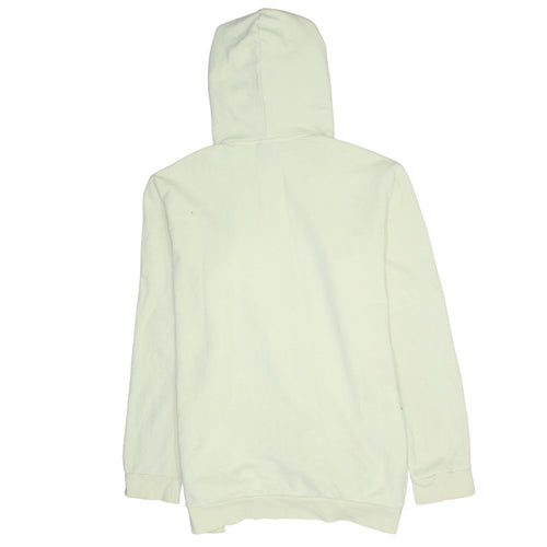 Adidas Women Beige Pullover Hoodie XL Hooded Logo Sweatshirt
