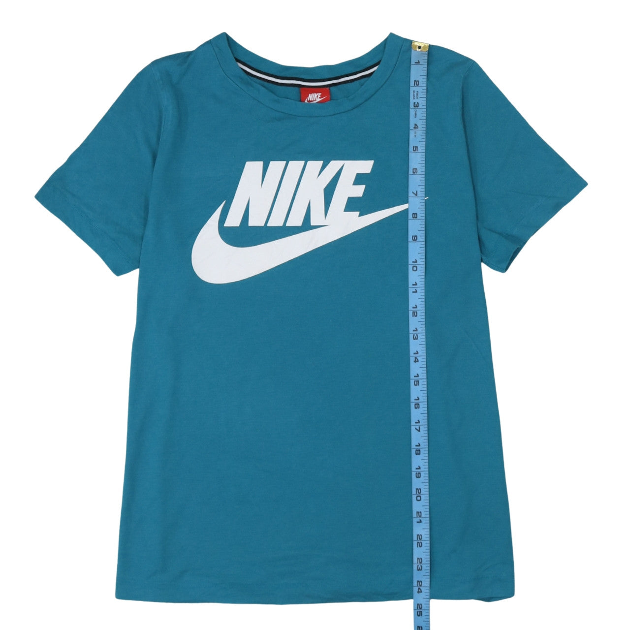 Nike Blue Unisex Adults L Basic Crew Neck Short Sleeve T-Shirt