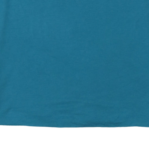 Nike Blue Unisex Adults L Basic Crew Neck Short Sleeve T-Shirt
