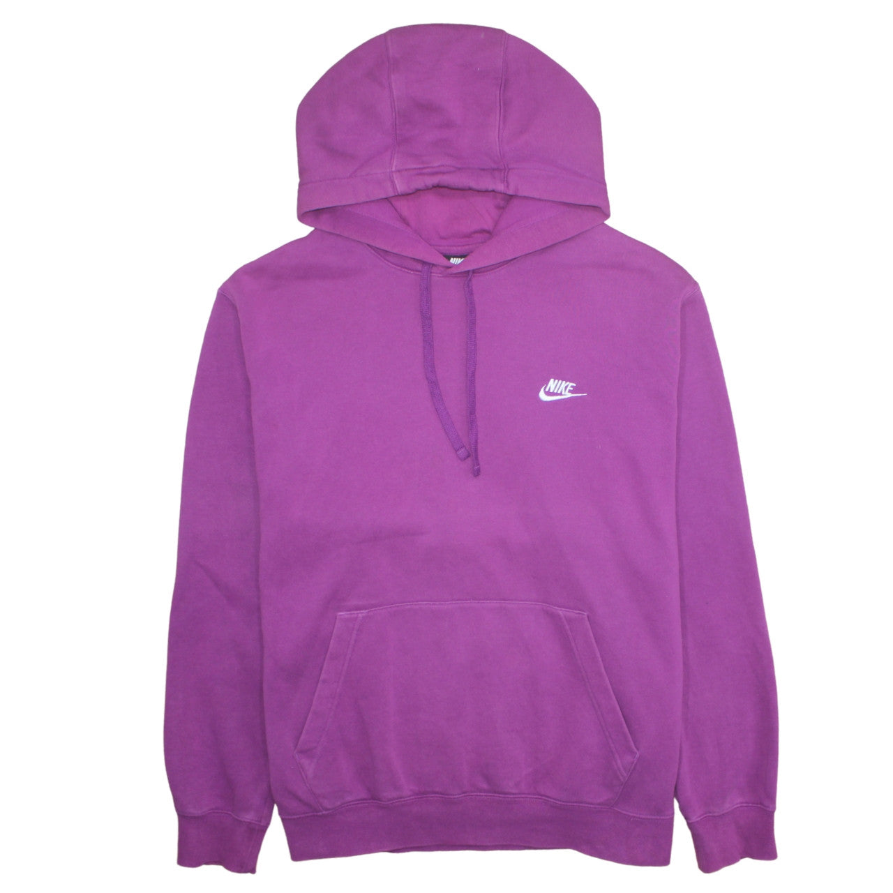 Nike Womens Purple Pullover Hoodie XL Cotton Blend Casual