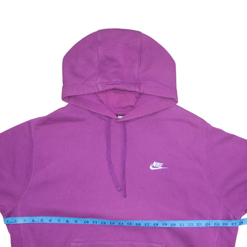 Nike Womens Purple Pullover Hoodie XL Cotton Blend Casual