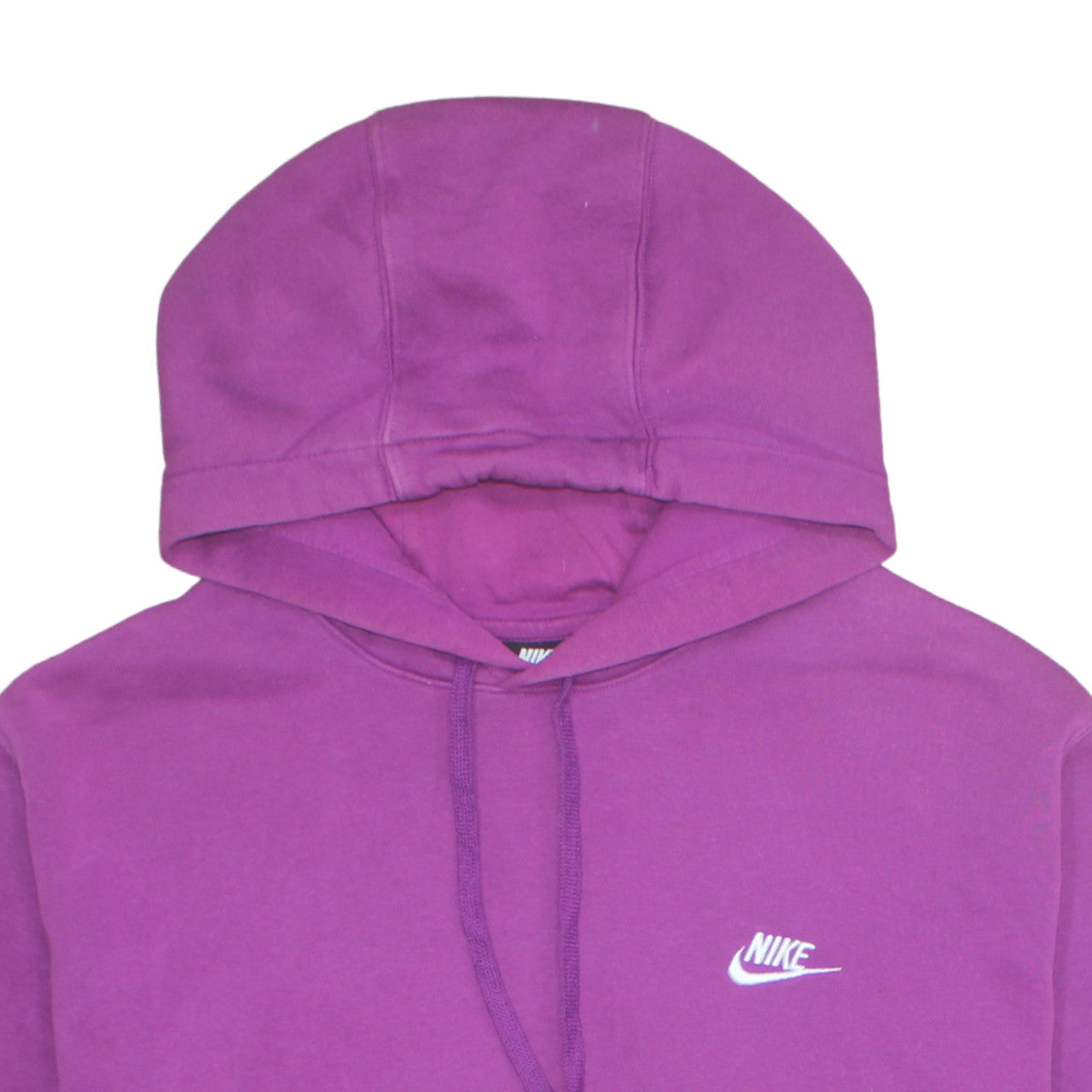 Nike Womens Purple Pullover Hoodie XL Cotton Blend Casual