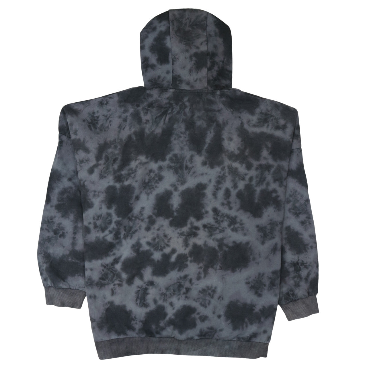 Ellesse Womens Black Tie Dye Pullover Hoodie UK 12 Cotton Casual
