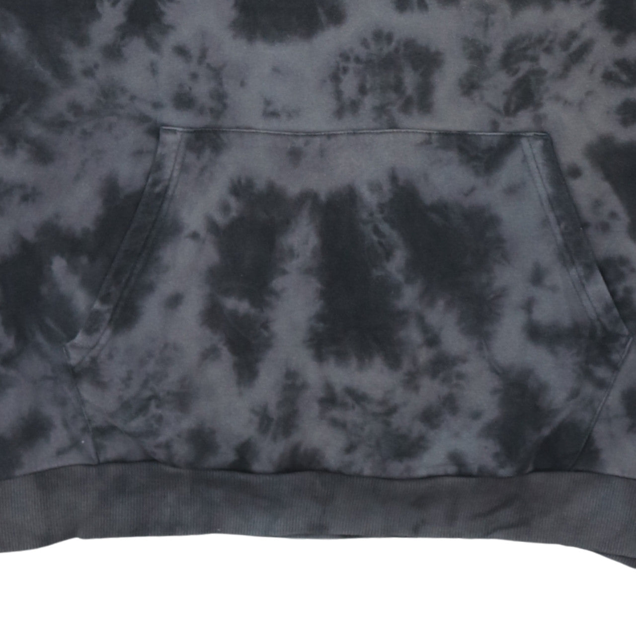 Ellesse Womens Black Tie Dye Pullover Hoodie UK 12 Cotton Casual