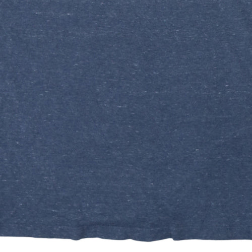 Superdry Womens Blue V-Neck Short Sleeve Cotton T-Shirt XL