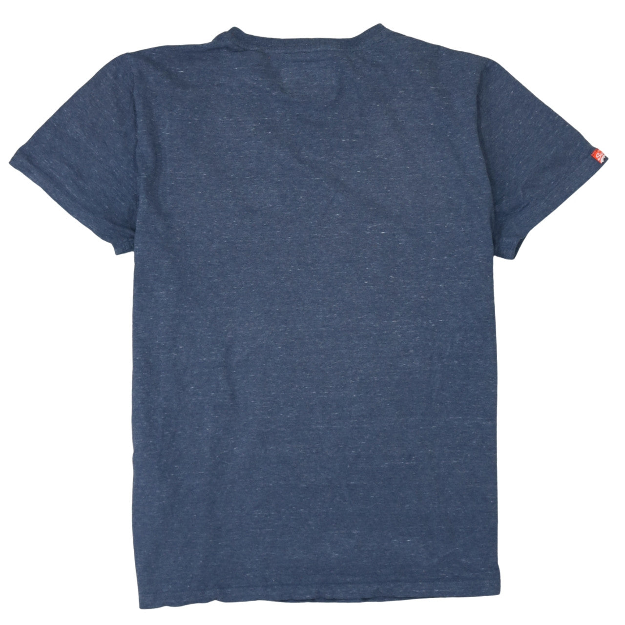 Superdry Womens Blue V-Neck Short Sleeve Cotton T-Shirt XL