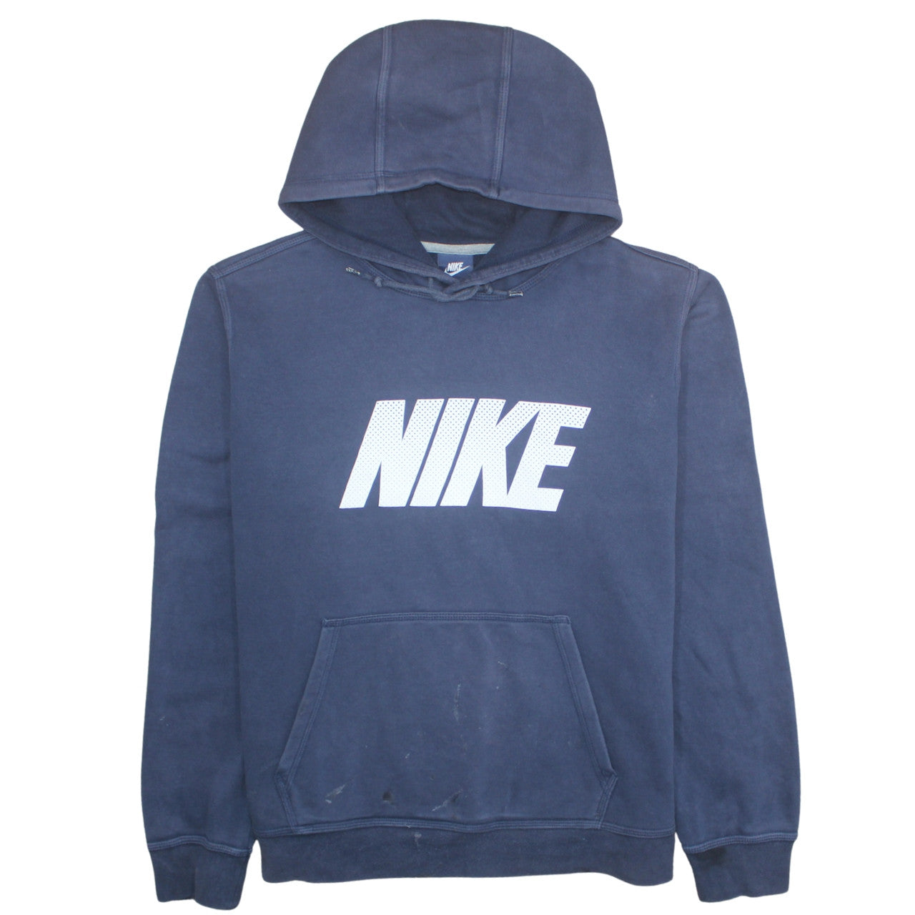 Nike Womens Navy Blue XL Pullover Hoodie Sweatshirt Cotton Blend
