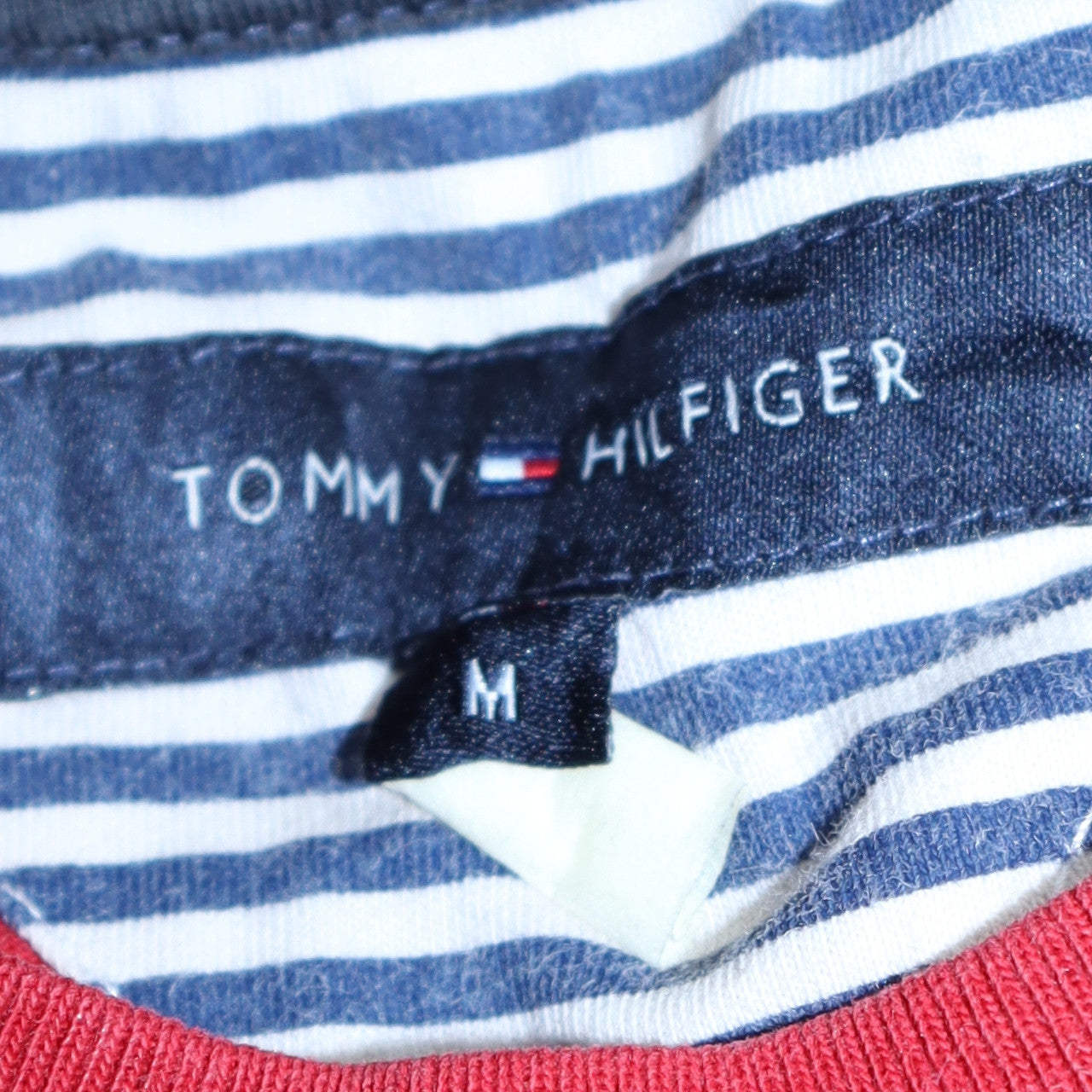 Tommy Hilfiger Men's Red Graphic Nautical Crew Neck T-Shirt Size M