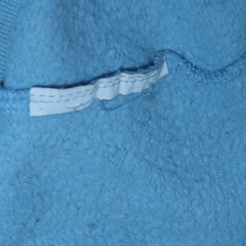 Champion Men's Blue XL Pullover Hoodie Fleece Logo Sweatshirt