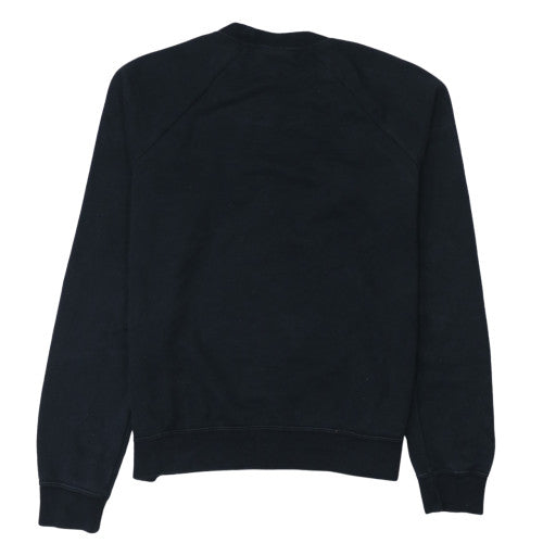 Nike Women Black Small Crew Neck Pullover Sweatshirt